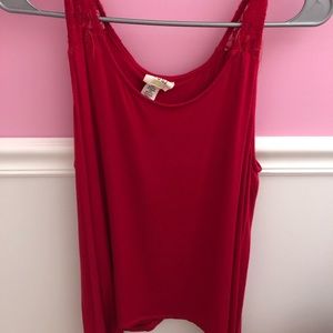 Red tank top